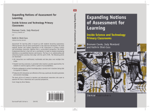 Expanding Notions of Assessment for Learning