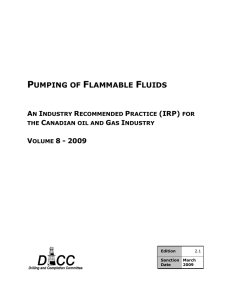 Pumping of Flammable Fluids