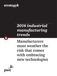 Industrial Manufacturing Trends