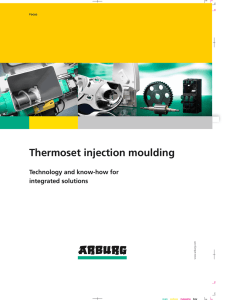 Thermoset injection moulding