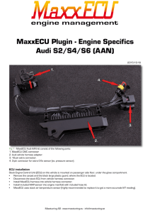 MaxxECU Plugin Manual Audi S2/S4/S6 (AAN