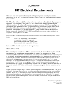 787 Electrical Requirements