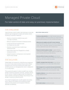Managed Private Cloud - What is Modern Endpoint Backup?