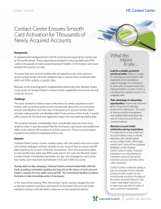 Contact Center Ensures Smooth Card Activation for Thousands of