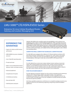 LMU-5000™ LTE/HSPA/EVDO Series