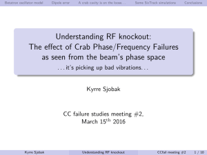 Understanding RF knockout