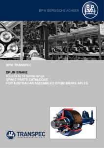 BPW Transpec Drum Brake Axle Parts Catalogue 4-2013