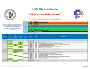 NCURA 2014 Annual Meeting - Research Administrators