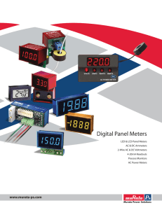Digital Panel Meters D