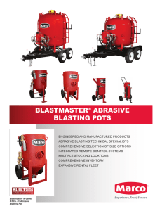 blastmaster® abrasive blasting pots
