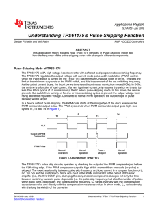 Understanding TPS61175`s Pulse-Skipping