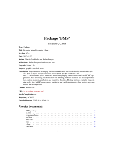 Package `BMS`