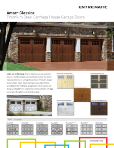 Amarr® Classica® Premium Steel Carriage House Garage Doors