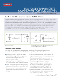 psw power train discrete – device power loss and analysis