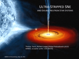Ultra-stripped SNe and Double Neutron Star Systems