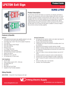 LPX7DH Exit Sign - Eoff Electric Supply