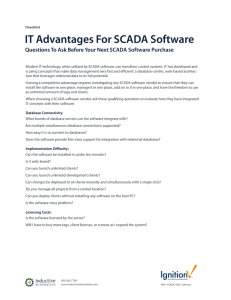 IT Advantages For SCADA Software