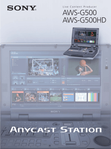 AWS-G500 AWS-G500HD
