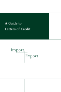 0302030 Letters Of Credit Guide