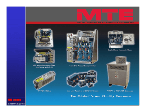 MTE training - MTE Corporation