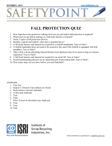 FALL PROTECTION QUIZ