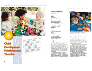 Child Development Principles and Theories - Goodheart