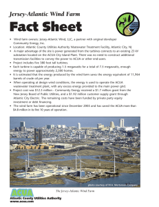 Wind Farm Fact Sheet