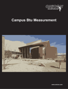 Campus BTU Measurement Brochure
