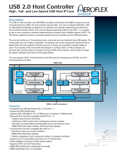 USB 2.0 Host Controller Product Brief PDF
