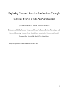 Exploring Chemical Reaction Mechanisms Through Harmonic
