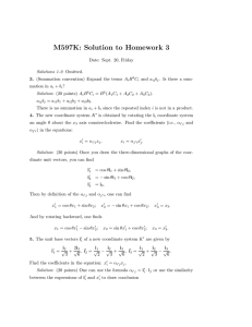 M597K: Solution to Homework 3