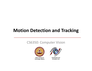 Applications of Motion Detection and Tracking