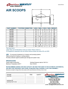 Flanged Air Scoops