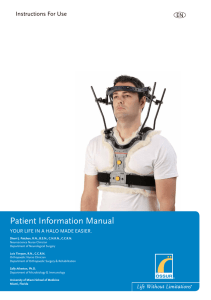 Halo Patient Information Manual