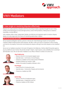 VWV Mediators - Veale Wasbrough Vizards