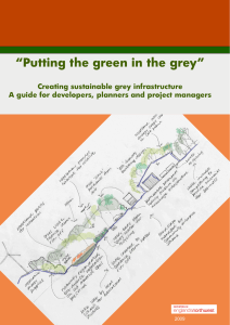Putting the green in the grey - Green Infrastructure North West