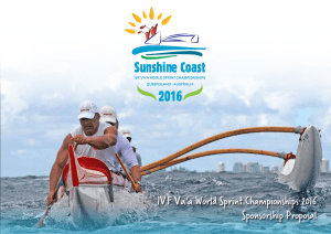 Sunshine Coast 2016 - Va`a World Sprints 2016