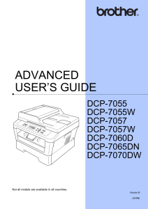 advanced user`s guide