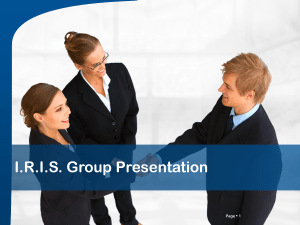 I.R.I.S. Group Presentation