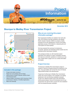 Bourque to Medley River Transmission Project