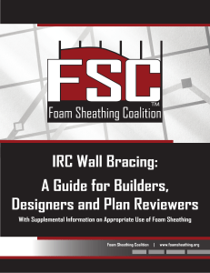 IRC Wall Bracing: A Guide for Builders, Designers and Plan Reviewers