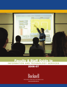 ISR StudentHandbook - Bucknell University