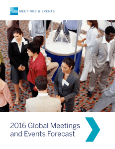 2016 Global Meetings and Events Forecast