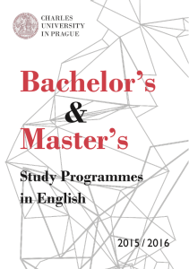 Study Programmes in English