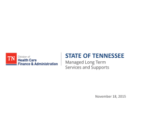 STATE OF TENNESSEE - Disability Rights Wisconsin