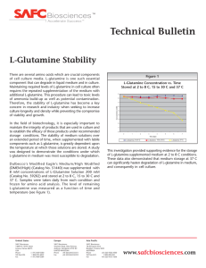L-Glutamine Stability - Sigma
