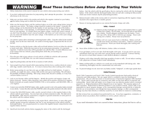 WARNING Read These Instructions Before Jump