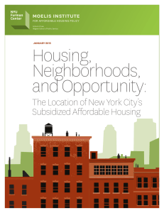 The Location of New York City`s Subsidized Affordable Housing