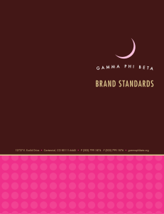 brand standards - Gamma Phi Beta