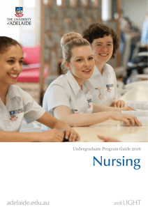 Nursing - The University of Adelaide
